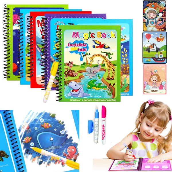 Livro de Pintura Mágico