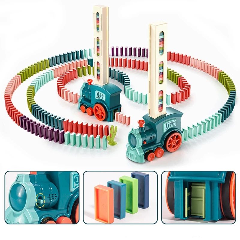 Trem de Dominó Divertido Montessori