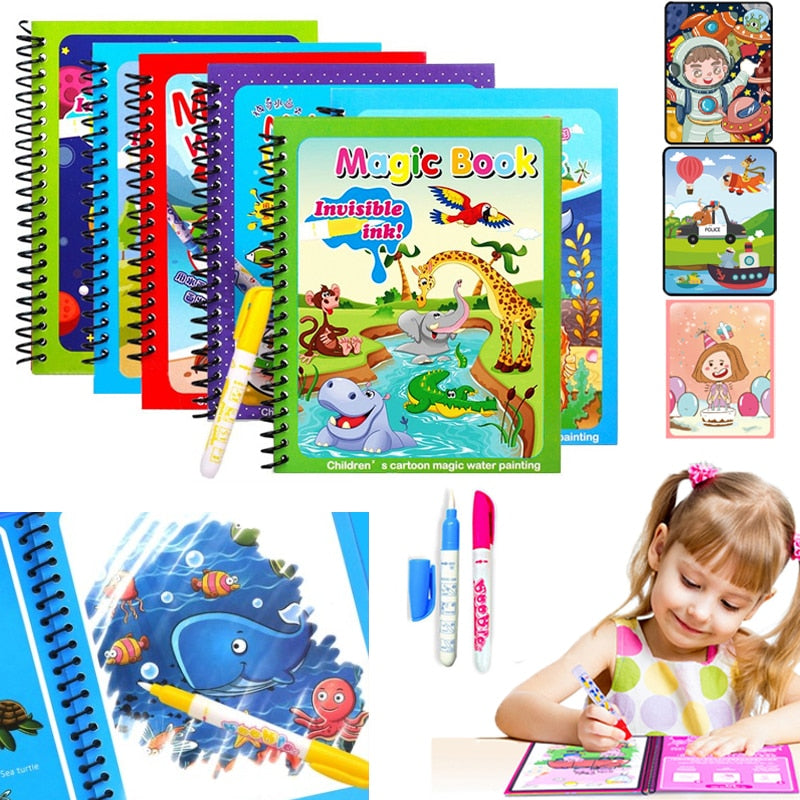 Livro de Pintura Mágico