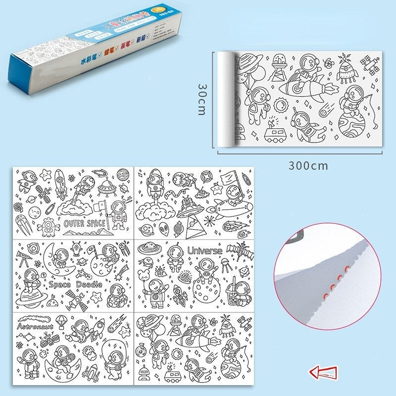 Rolo Criativo para Desenhos Infantis